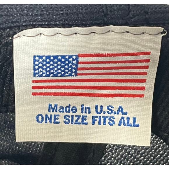 Eagle Crest USA World War II Veteran Black Snapback Ball Cap Gold Embroidery - Picture 5 of 5